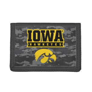 Iowa Hawkeyes Camouflage Trifold Wallet
