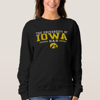 Iowa Hawkeyes Dad Family Black Officially Licensed Sweatshirt