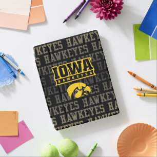 Iowa Hawkeyes Hawkeye Pattern iPad Smart Cover