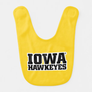 Iowa Hawkeyes Logotype Baby Bib