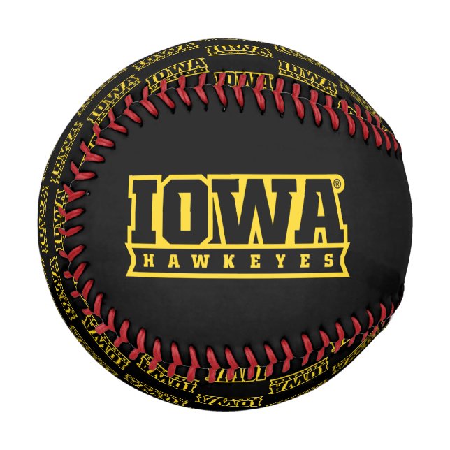 Iowa Hawkeyes Logotype Baseball (Front Left)