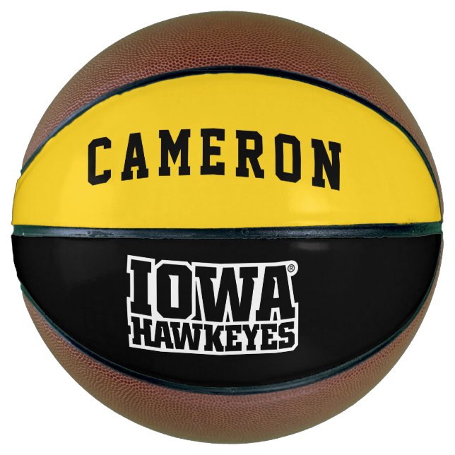 Iowa Hawkeyes Logotype Basketball (Front)