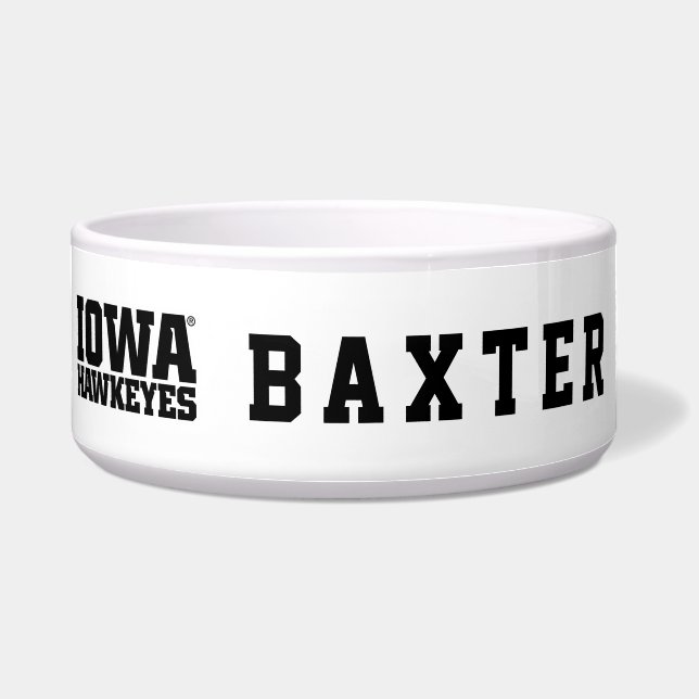 Iowa Hawkeyes Logotype Bowl (Front)