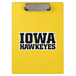 Iowa Hawkeyes Logotype Clipboard