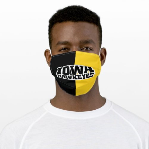 Iowa Hawkeyes Logotype Cpprnpcl Adult Cloth Face Mask