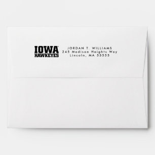 Iowa Hawkeyes Logotype Envelope
