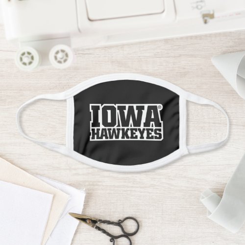 Iowa Hawkeyes Logotype Face Mask