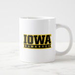 Iowa Hawkeyes Logotype Giant Coffee Mug<br><div class="desc">Check out these official UI products. All of these products are customizable so you can add your class year,  name,  or sport. Personalize your Iowa University merchandise on Zazzle.com!  You can find something here to show off your Hawkeye pride every day!</div>