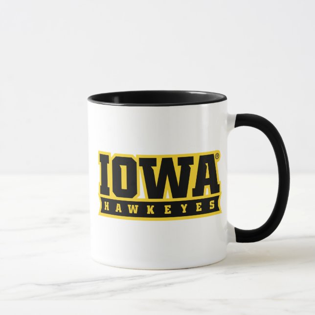 Iowa Hawkeyes Logotype Mug (Right)