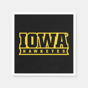 Iowa Hawkeyes Logotype Napkins
