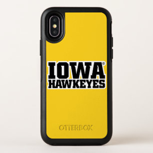 Iowa Hawkeyes Logotype OtterBox Symmetry iPhone X Case