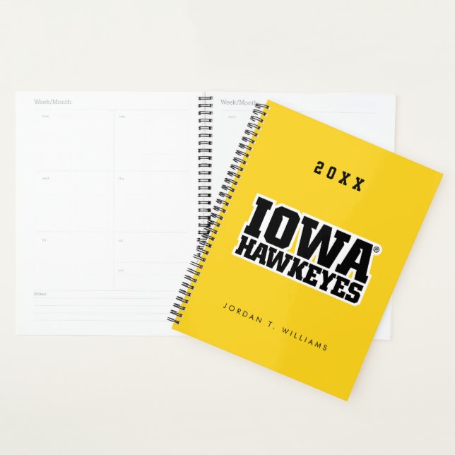 Iowa Hawkeyes Logotype Planner (Display)