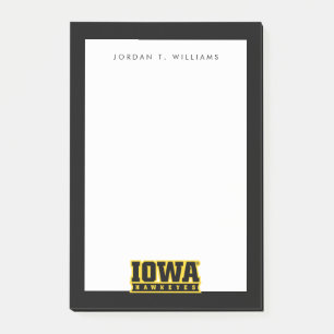 Iowa Hawkeyes Logotype Post-it Notes