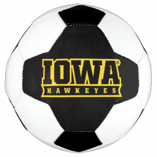 Iowa Hawkeyes Logotype Soccer Ball