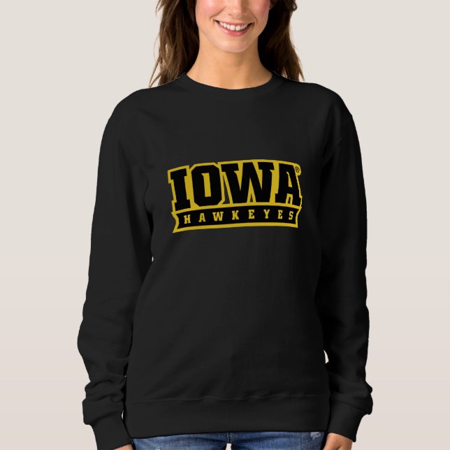 Iowa Hawkeyes Logotype Sweatshirt (Front)