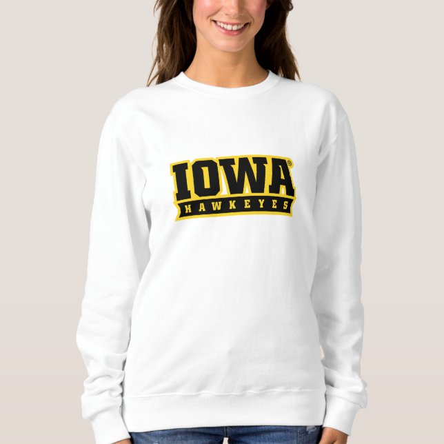 Iowa Hawkeyes Logotype Sweatshirt (Front)