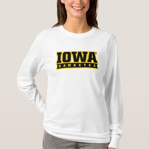 Iowa Hawkeyes Logotype T_Shirt