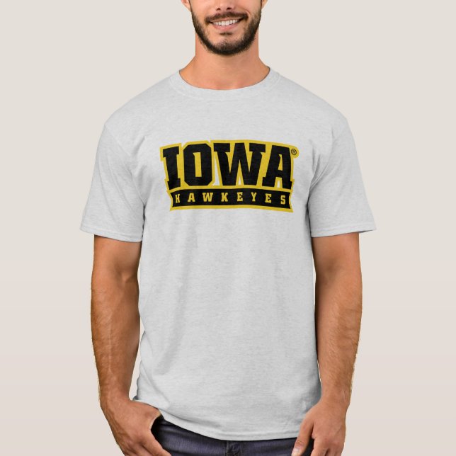 Iowa Hawkeyes Logotype T-Shirt (Front)