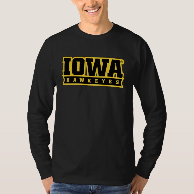 Iowa Hawkeyes Logotype T-Shirt (Front)