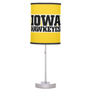 Iowa Hawkeyes Logotype Table Lamp