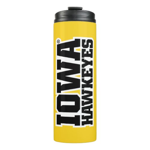 Iowa Hawkeyes Logotype Thermal Tumbler