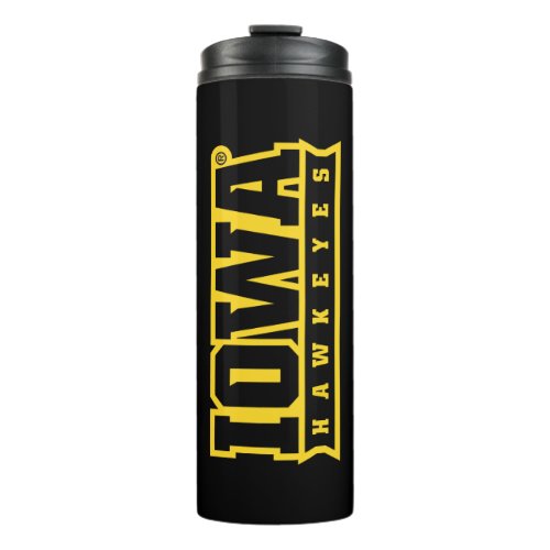 Iowa Hawkeyes Logotype Thermal Tumbler