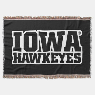 Iowa Hawkeyes Logotype Throw Blanket