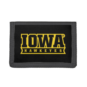 Iowa Hawkeyes Logotype Tri-fold Wallet