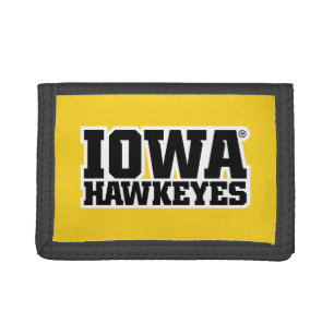 Iowa Hawkeyes Logotype Trifold Wallet