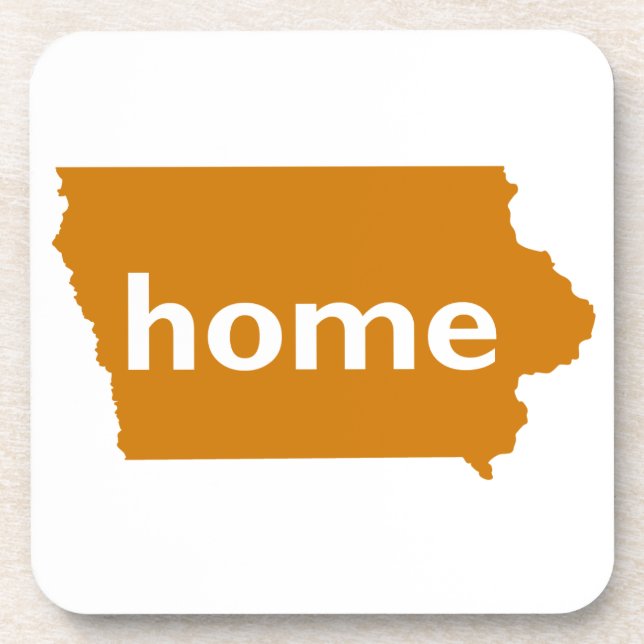 Iowa Home Beverage Coaster (Front)