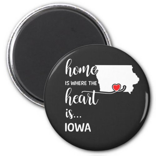 Iowa home is where the heart is magnet