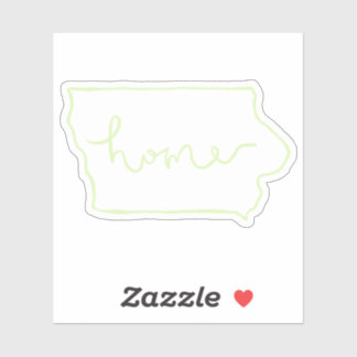 Iowa "Home" Sticker