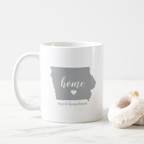 Iowa Hometown Mug with Personalization