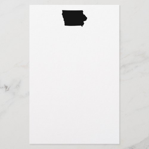 Iowa in Black and White Stationery