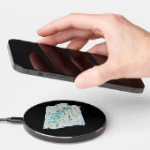 Iowa Interstate Map Wireless Charger (Hand)