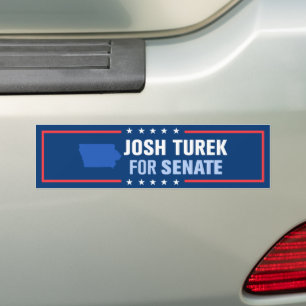 Iowa Josh Turek for Senate Bumper Sticker