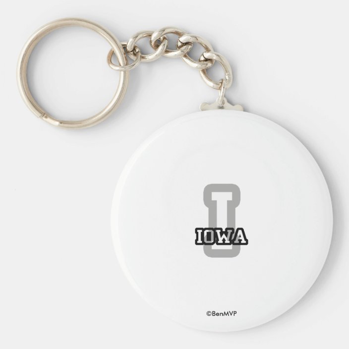 Iowa Key Chain