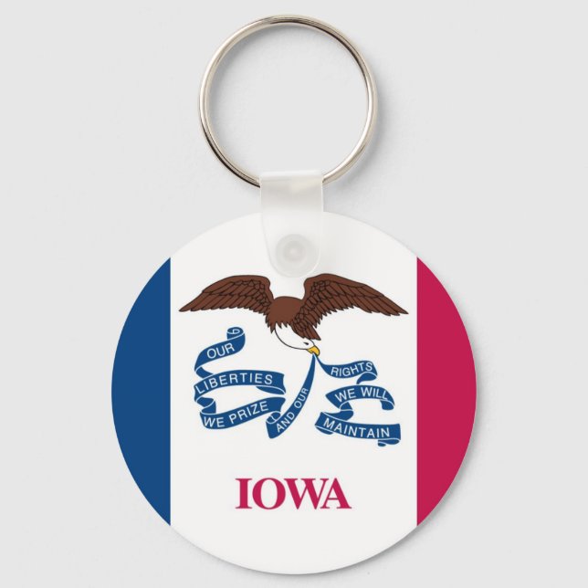 Iowa Keychain (Front)