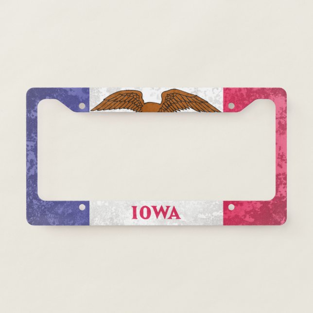 Iowa License Plate Frame (Front)