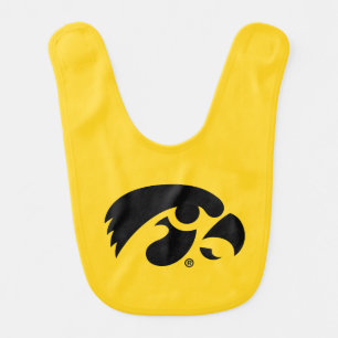 Iowa Logo   Hawkeye Baby Bib