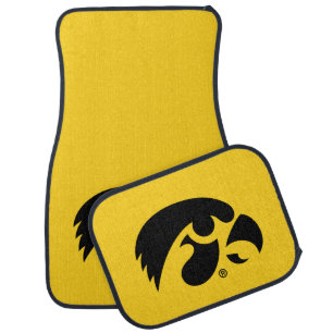Iowa Logo Hawkeye Car Floor Mat
