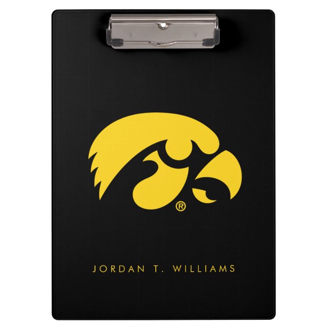 Iowa Logo | Hawkeye Clipboard (Front)