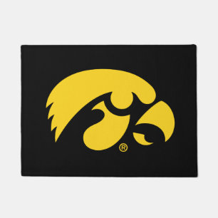 Iowa Logo   Hawkeye Doormat