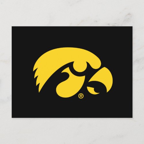 Iowa Logo  Hawkeye Invitation Postcard