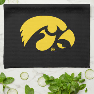 Iowa Logo Hawkeye Kitchen Towel