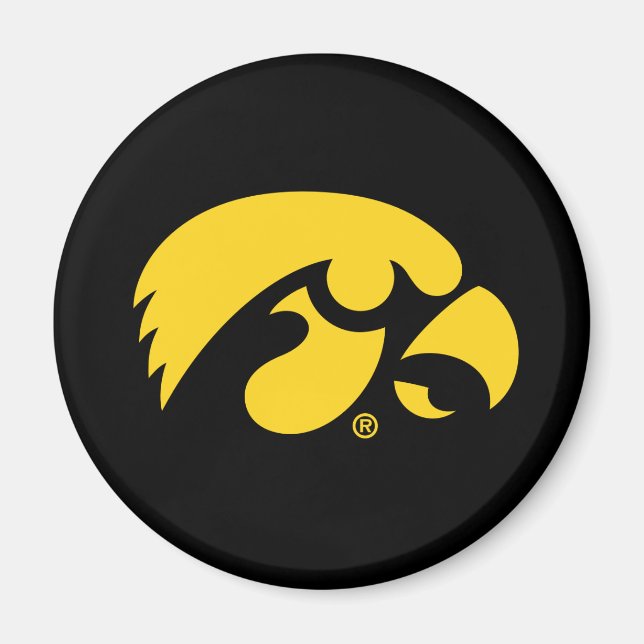 Iowa Logo | Hawkeye Magnet (Front)