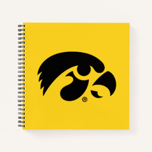 Iowa Logo Hawkeye Notebook