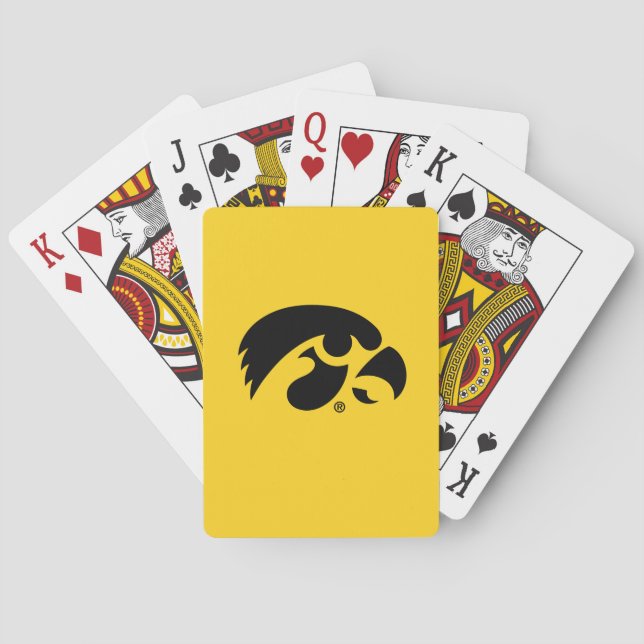 Iowa Logo | Hawkeye Poker Cards (Back)