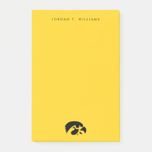 Iowa Logo Hawkeye Post-it Notes