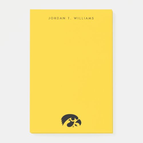 Iowa Logo  Hawkeye Post_it Notes